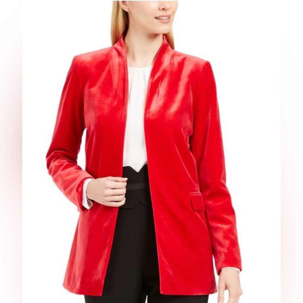 Calvin Klein velvet blazer. 14